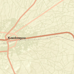 Koudougou Street Map