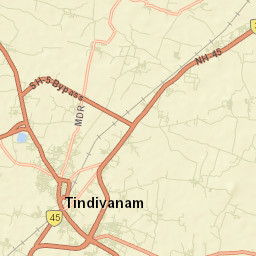 Tindivanam Street Map