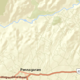 Pennagaram Street Map