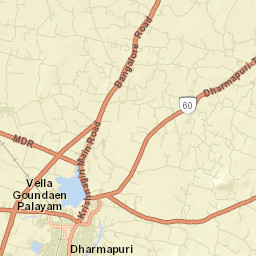 Dharmapuri Street Map