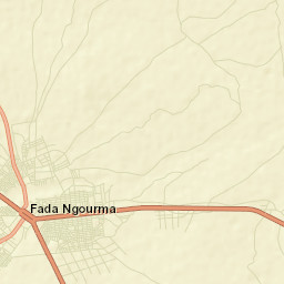 Fada N'gourma Street Map