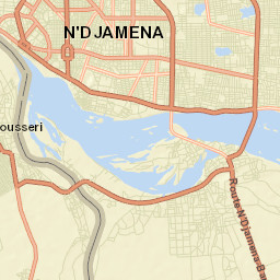 N'Djamena Street Map