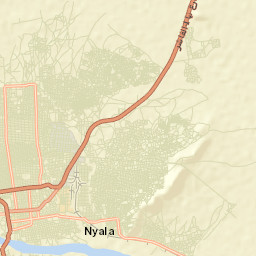 Nyala Street Map