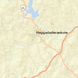 Heggadadevankote Street Map