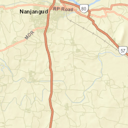Nanjangud Street Map