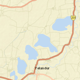 Yelandur Street Map