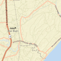 Kui Buri Street Map