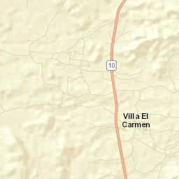 Villa El Carmen Street Map