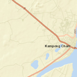 Kampong Cham Street Map