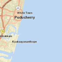 Puducherry Street Map