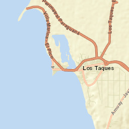 Municipio Los Taques Street Map