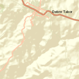 Debre Tabor Street Map