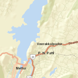 Mettur Street Map