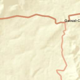 Gaoual Street Map