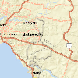 Mahē Street Map