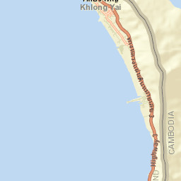 Khlong Yai Street Map