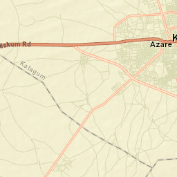 Azare Street Map