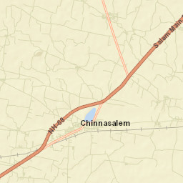 Chinna Salem Street Map