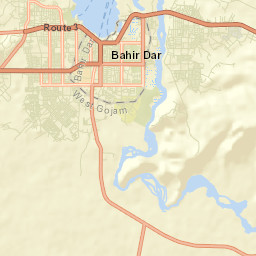 Bahir Dar Street Map