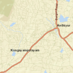 Anthiyur Street Map
