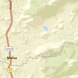 Mallur Street Map