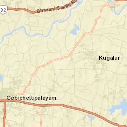 Gobichettipalayam Street Map
