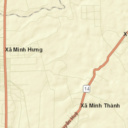 Huyện Chơn Thành Street Map