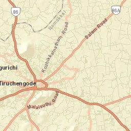 Tiruchengode Street Map