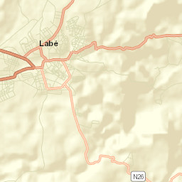 Labé Street Map