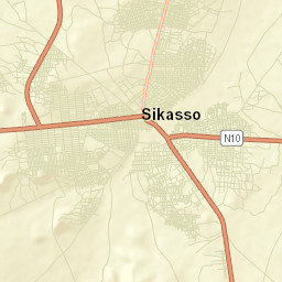 Sikasso Street Map