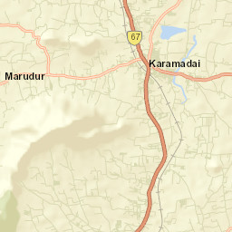 Karamadai Street Map