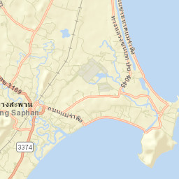 Bang Saphan Street Map