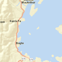 General MacArthur Street Map