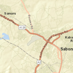 Zaria Street Map