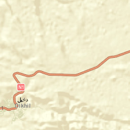 Dikhil Street Map