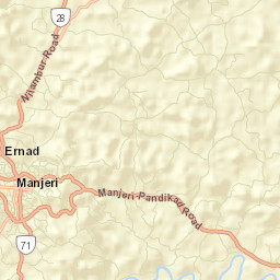 Manjeri Street Map