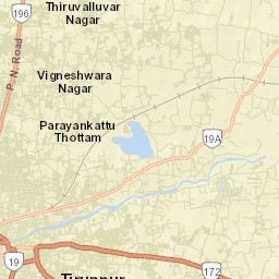Tiruppur Street Map