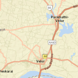 Velur Street Map