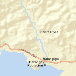 Balangiga Street Map
