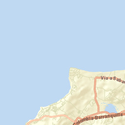 Puerto Colombia Street Map
