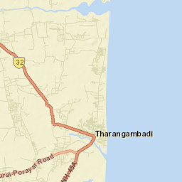 Tharangambadi Street Map