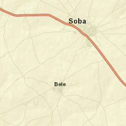 Soba Street Map