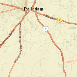 Palladam Street Map