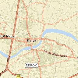 Karur Street Map