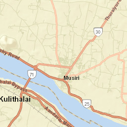 Kulittalai Street Map