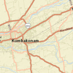 Kumbakonam Street Map