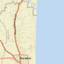 Karaikal Street Map