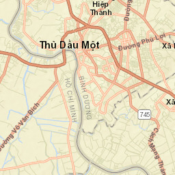 Thủ Dầu Một Street Map