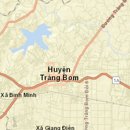 Huyện Trảng Bom Street Map