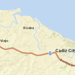 Cadiz Street Map